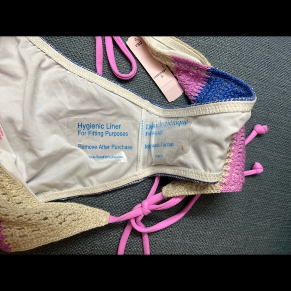 NWT Victoria’s Secret VS Swim crotchet triangle string bikini - Picture 5 of 9